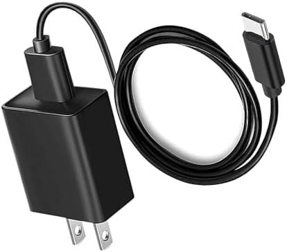 20W Fast Wall QC3.0 Charger USB C Charging Cable Cord for Motorola G Power 2025 2020/2021/2022 G Stylus 2024, Moto Turbo One 5G UW Ace, Edge/Razr, G200 G100 G41 G71 G30 G10 Z3 Z4 G Pure Android Phone