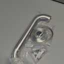 AmazerBath Shower Grab Bars for Seniors Anti Slip, Bath Safety Grab Bar for Needy, Stainless Steel Bathroom Safety Grab Bars, Thickened Bar Bigger Base Holds 500LBS, 12" L x 1.25" D, Brushed Nickel