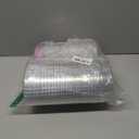 Fainne 100 Sets Mother's Day 5" Aluminum Foil Heart Shaped Cake Pans with Clear Lids 225 ml/ 7.92 oz Heart Cake Pan Mini Mother's Day Containers Disposable Dessert Baking Containers (Nude Pink)