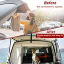 EKALA 6659 Front Hood Struts Shock Lift Supports for Dodge Ram 2009-2010 1500/2500/3500, for Ram 2011-2017 1500/2500/3500 Replacement SG314070 2PCS