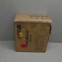 GREENSTELL Small Vanity Stool Chair with Storage and Folding Back, 13" x 13" x 17.7" Faux Fur Soft Ottoman for Teenager, 4 Metal Legs with Anti-Slip Feet, Furry Padded Seat for Makeup, Bedroom, White