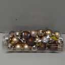 1.57" Bronze Christmas Balls Ornaments 40 Pcs Shatterproof Christmas Ornaments Set Matte Mini Bronze Ornament for Xmas Tree Halloween Holiday Party