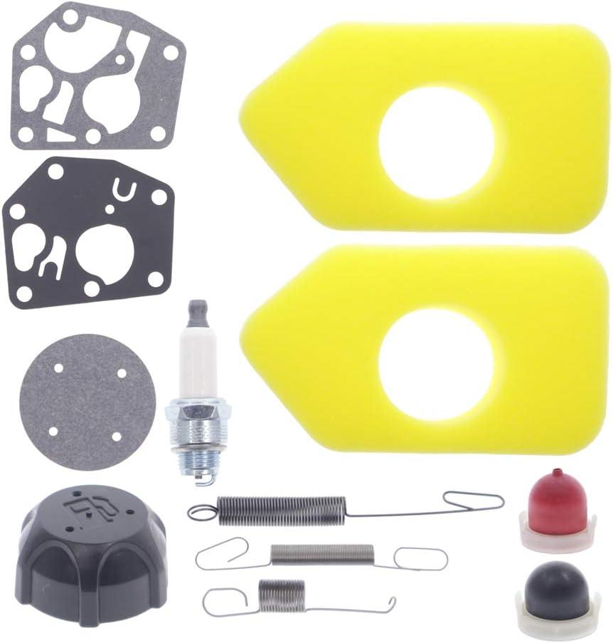 Cnfaner 698369 Air Filter - 795083 495770 Gasket - 691859 692211 698719 Spring - 497929S Fuel Tank Cap - 694394 Primer Bulb for 3.5 HP - 4.5 HP Classic Sprint Quattro Engines