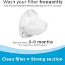 BLACK+DECKER Dustbuster Replacement Filter for Models CHV9610, CHV1210, CHV1410, CHV1410B, CHV1410L, CHV1510, BDH2000L, HHVI315JO42, HHVI320JR02 (VF110)