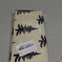 Christmas Tree Pillow Covers 18x18 Set of 2 Black Xmas Rustic Style Winter Print Decorative Outdoor Pillowcases Farmhouse Vintage Holiday Decorations Throw Cushion Case Decor for Couch Sofa Bed