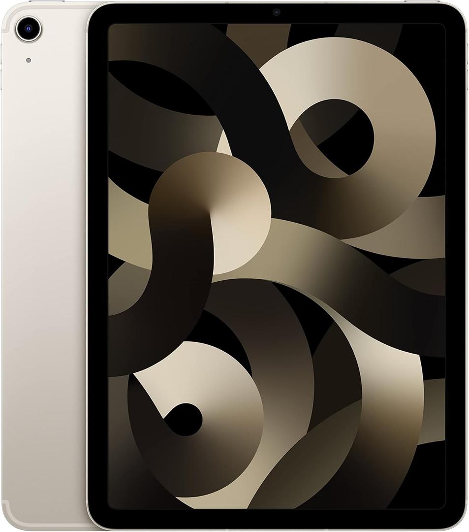 Apple iPad Air 10.9-inch, Wi-Fi + Cellular, 64GB - Starlight (5th Generation)