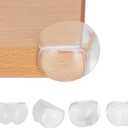 Bebe Earth Baby Proofing Corner Protectors, 24 Furniture Corner Guards Bumpers for Table - Clear Child Safety Protector for Home, New Parents and Couples