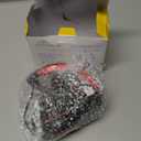 EarFun K1 Kids Headphones Wired with Microphone, 85/94dB Volume Limit Headphones for Kids, Portable Wired Headphone with Shareport, Stereo Sound Foldable Headset for School/Tablet/iPad, Black Red