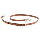 Allzedream Genuine Leather Purse Strap Adjustable Crossbody Handbag Replacement Straps 0.48 Inch Width (Brown)