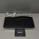 Wireless Keyboard and Mouse Combo, Ergonomic Wave Keys, Cushioned Plam Rest, Comfortable Silent Natural Typing, 2.4G Lag-Free, Full Size Keyboards Cordless Set for Multi-OS, Windows/Mac -SABLUTE (Classic Black)
