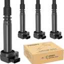 Ignition Coil Pack Set of 4 Replacement for 2.4 2.7 L4 2000 2001 2002 2003 2004 Toyota Tacoma 2.4L 2.7L, UF323 C1305 90919-0223
