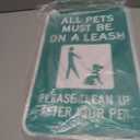 SmartSign All Pets Must Be On Leash Sign - 2 Pack, Please Clean Up After Your Pet Sign, 18 x 12 inch, 2mm Thick Aluminum Composite, Green and White, Made in USA