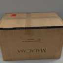 MALACASA 24-Piece Gourmet Porcelain Dinnerware Sets, Modern White Round Dish Set for 6 - Premium Serving Plates and Bowls Sets for Dessert, Salad, Soup, Pasta - Series AMELIA