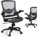 Modern Ergonomic Mesh Home Office Computer Desk Chair with Wheels and Height Adjustable Lumbar Support for Adult Student