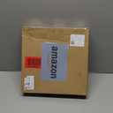 Aspen Creative 38007, Collapsible Empire Transitional Spider Shade, 9" Top x 11" Bottom x 9" Slant, White Linen