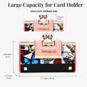 Women's Long Wallet with Kiss Lock Coin Pocket, Vintage Butterfly Floral Clutch Wallet, Large Capacity PU Leather Card Holder Organizer, Elegant Gift for Women