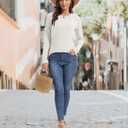 Women's Long Sleeve Tunic Tops (M)