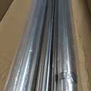 Silver Shower Curtain Rod 41-126In(4-10Ft),Curtain Rods No Drilling,Heavy Duty Large Outdoor Tension Curtain Rod for Windows or Patio,1.26In Diameter Shower Rod