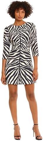 Donna Morgan Women's Women's Dresses Sleek Extended Shoulder Crepe Sheath Dress Event Occasion Guest of Size 16