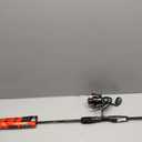 Ugly Stik GX2 Youth Spinning Reel and 5'6" Fishing Rod Combo, Red/Gold, 2-Piece, Graphite and Fiberglass Rod with Clear Tip Design