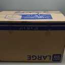 Bedluxe Wedge Pillow, 10 inch Bed Wedge Pillow for Headboard, Pillow Wedge for Acid Reflux Relief, Sleeping, Back Pain Relief, Snoring, Triangle Pillow Wedge - Cooling Memory Foam Top, White/Grey