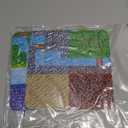 SZKLOL Magnetic Blocks Base Plate  Magnet Building Blocks Metal Plate with Double Sided Color Patterns (1818cm Metal Base Plate (2pcs))