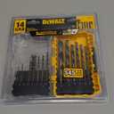 DEWALT Drill Bit Set, 3-Flats Shank,14-Piece, 135 Degree Split Point, for Plastic, Wood and Metal (DWA1184)