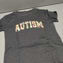 TIEEI Women Autism Awareness Shirt Autism T-Shirt Mental Health Tee Tops Grey, Small
