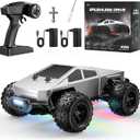 1/16 Brushless Fast RC Cars for Adult, 35Mph High Speed Remote Control Car, Cyber RC Truck, 4x4 Monster Truck Toy, 2.4GHz Remote, All Terrain Off-Road Vehicle, Colorful LED Light, Kids Gift