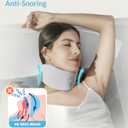 Ice Silk Neck Brace - Soft, Breathable Cervical Collar for Pain Relief & Posture Correction - Anti-Snoring Support for Comfortable Sleep - Ideal for Office Workers