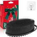 Silicone Body Scrubber - Perfect Christmas Stocking Stuffers for Men, Women, Kids & Teens| Bulk Stocking Stuffers Gift Idea, Exfoliating Bath Brush, Fun Stocking Stuffers Candy Alternative 2025 (1Pack)