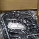 97521 RV Macerator Hose Sewer Kit for Thetford Sani-Con Turbo 400S 500S 600S 700S,1-1/2inch 22FT Camper Sewage Pump Hose/Waste Water Hose with Connect Fitting,4 tightening hoops, Black