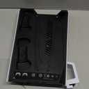 PS5/Slim/Pro Stand for Disc & Digital Console, PS5 Cooling & Charging Station with RGB Lights, PS5 Controller Charger Built-in 3 Level & AUTO Adjustable Fan, PS5/Slim/Pro Accessories Comes 3 USB Ports (Black & White)