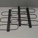 Wall Mounted Wine Rack: 9 Bottle Metal Wine Holder - Wall Wine Storage Organizer Shelf