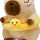 Swimming Ring Capybara Golf Club Head Cover, Small Size Fits Hybird and Irons, Large Size Fits Standard 460cc Driver HeadGolf Driver Headcover Funny Plush Animals,