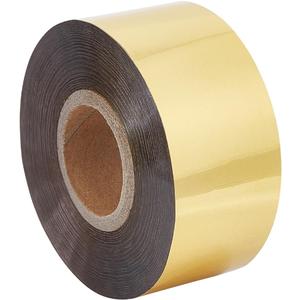 GORGECRAFT 120m*30mm Hot Stamping Foil Paper Gold Metallic Paper & Foil Heat Transfer Foil Paper Elegance Printer Craft Paper for Leather Bronzing Machine PU Heat Transfer Anodized Gilded