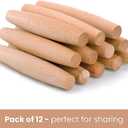 Elsjoy 12 Pack 8 Inch Small Wood Rolling Pins, Non-Stick Wooden Dough Roller Pin for Baking Pie, Cookie, Pasta, Dumpling