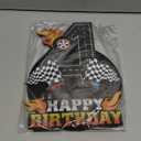 Race Car 4th Birthday Number Sign Centerpiece Race Car Theme 4th Birthday Party Supplies Wooden Table Decoration Photo Props for Boys Four Years Old