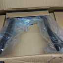 MoKitDora Sportster Dyna Softail 12" Rise Ape Hangers Handlebar Meathook Bars 1-1/4" Fat 1" Clamp for Harley XL 883/1200,1994-up Road King & 1998-2013 Road Glide, Black