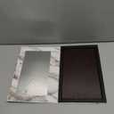 Allwon Magnetic Palette Marble Empty Makeup Palette with Mirror for Eyeshadow Lipstick Blush Powder (White)