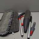 Spray Mop for Floor Cleaning with 3pcs Washable Pads - Wet Dry Microfiber Mop with 800 ml Refillable Bottle for Kitchen Wood Floor Hardwood Laminate Ceramic Tiles Floors Dust Cleaning (Gray)