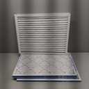 Aerostar 20x25x1 MERV 6 Pleated Air Filter, AC Furnace Air Filter, 6 Pack (Actual Size: 19 3/4"x24 3/4"x3/4")