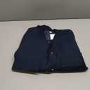 womens Cropped Bomber Jacket Button Down Varsity Jackets Shackets With Pockets (Small, Navy Blue)