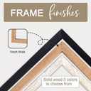 With God All Things are Possible Framed Wall Art, 40''15'' Black Positive Religious Rustic Bible Verse for Christian God Jesus Christ Prayer, Holy Horizontal Inspirational Catholic Scripture Decor