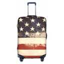 Vintage American Usa Flag Trolley Travel Case Protector 30x20