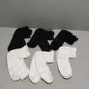 +MD Diabetic Socks for Men Women 6 Pairs,Non-Binding Top Extra Wide Ankle/Crew Socks, for Edema Circulator 9-11 10-13 13-15