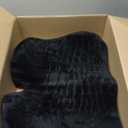 Seat Cushion Pad for Travel Office Chair Seat(Black) (0.4"D x 0.4"W x 0.4"H)