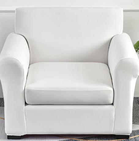 Arm Chair Cover 2 Pack Ivory 19x17x4, 20x40x30