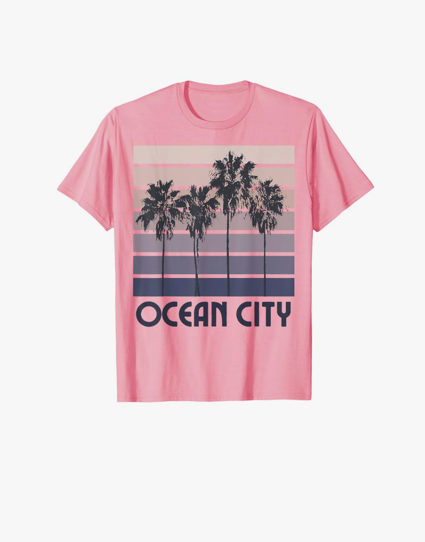 Ocean City New Jersey Summer Vacation Vintage T-Shirt Size 2XL