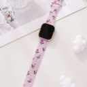 Bowknot Watch Band Compatible with Apple Watch 38mm 40mm 41mm 42mm 44mm 45mm 49mm Women Men,Soft Silicone Cute Sport Strap Design for Apple Watch Ultra iWatch Series 10 9 8 7 6 5 4 3 2 SE Band